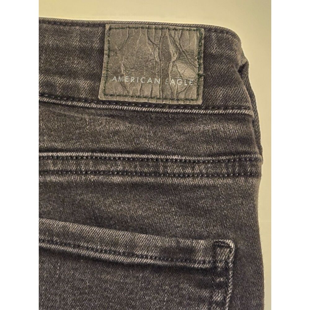 American Eagle Next Level Stretch Jeggings | Women's Size 4 | Washed Black - Picture 7 of 11